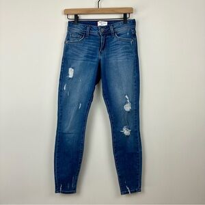 Fran Denim Eva Distressed Skinny Jean, 25